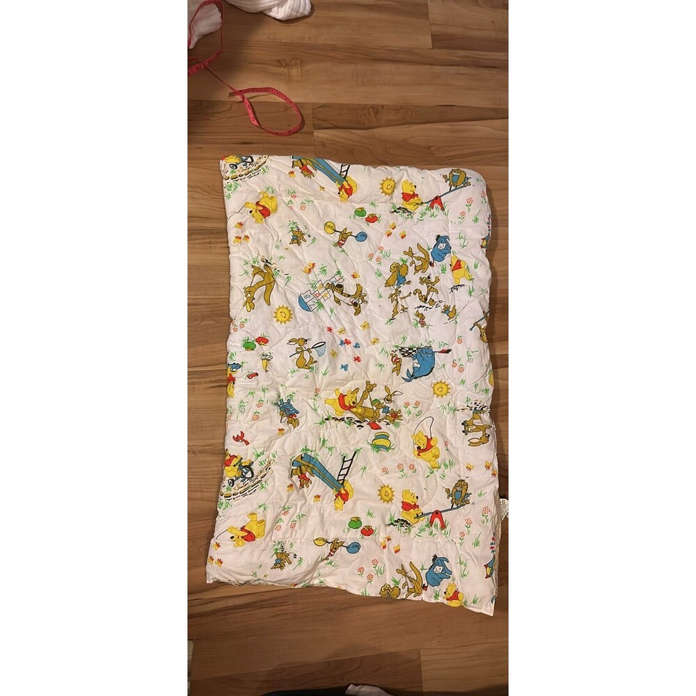 Vintage Winnie the Pooh Receiving Blanket & Comforter Set Disney Baby 80s/90s